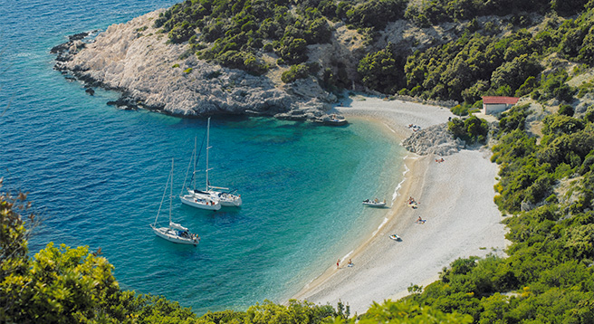 If you call yourself a nature lover, you will visit the island of Cres. You can take a boat directly from Rabac’s harbor.